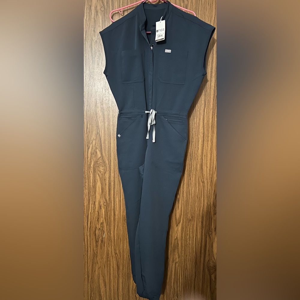Figs Dark Harbor jumpsuit size small NWT